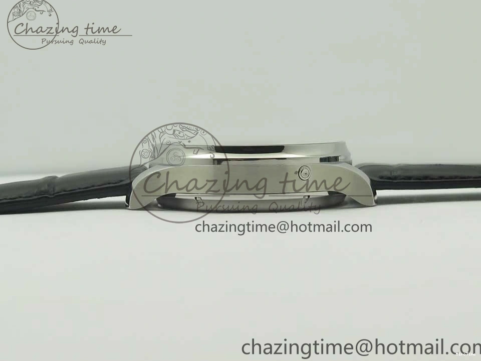 MIROTIME 0227 Sporty Portuguese Tourbillon IW504602 SS ZF Best Edition Blue Dial on Black Leather Strap 7175